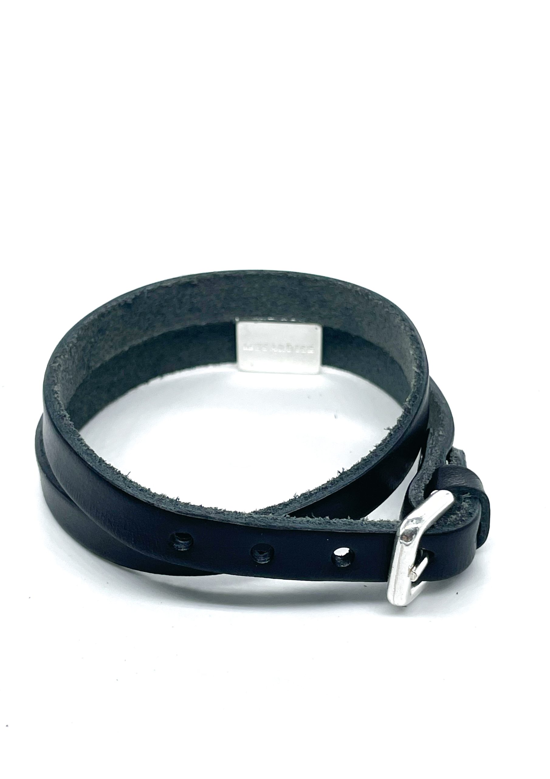 bracelet cuir noir