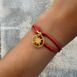 Bracelet étoile polaire doré